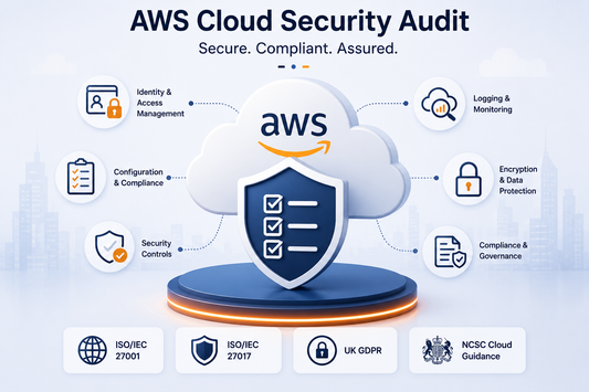 AWS cloud security audit for compliance and data protection.