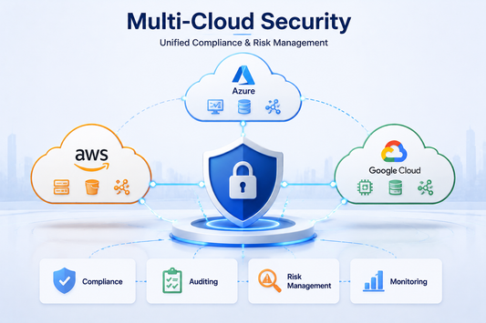 Multi-cloud security across AWS, Azure and Google Cloud.