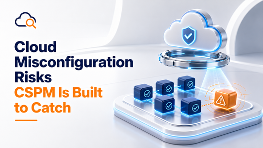 CSPM dashboard for cloud misconfiguration risk monitoring