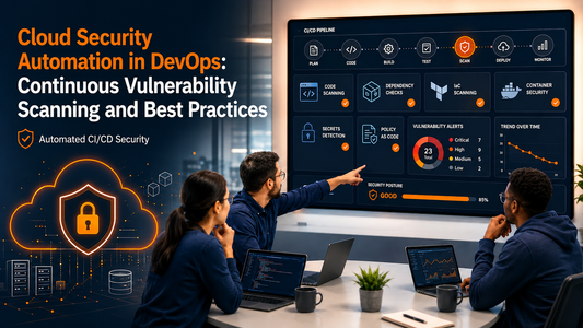 Cloud security automation for DevOps CI/CD vulnerability scanning