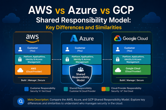 AWS vs Azure vs GCP Shared Responsibility Model: Key Differences and Similarities