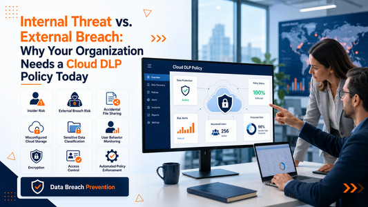 Cloud DLP policy for insider and external threats
