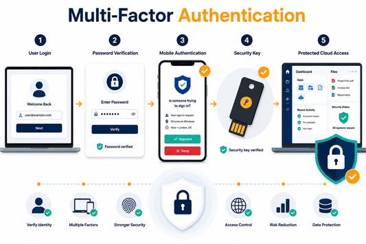 Multi-factor authentication for secure cloud access