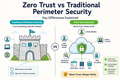 Zero trust vs traditional perimeter security comparison