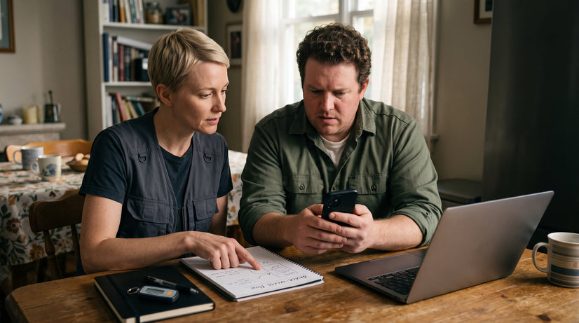Remote workforce and BYOD cloud security review with personal devices and access controls.