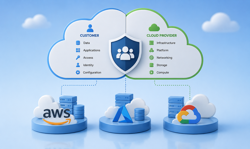 Shared Responsibility Model Across AWS Azure And GCP